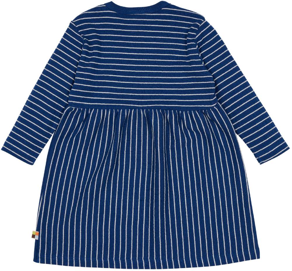 Loud Proud Kleid Langarm Gestreift Mit Rippe