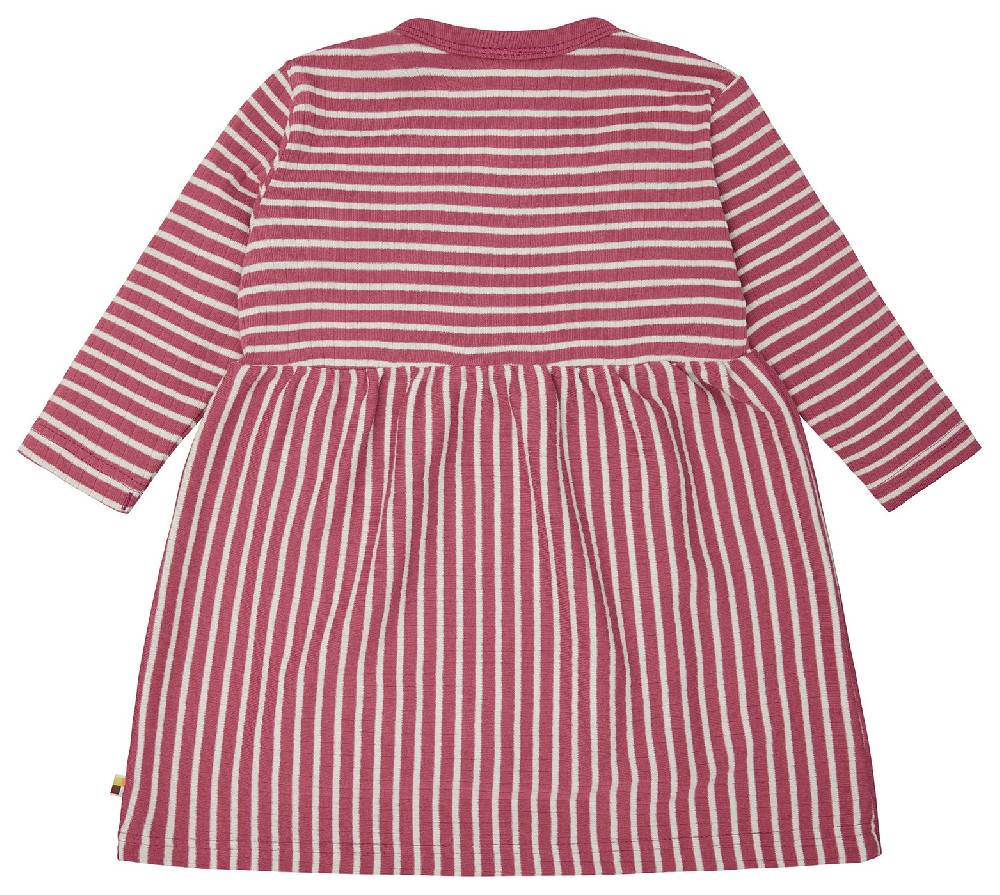 Loud Proud Kleid Langarm Gestreift Mit Rippe