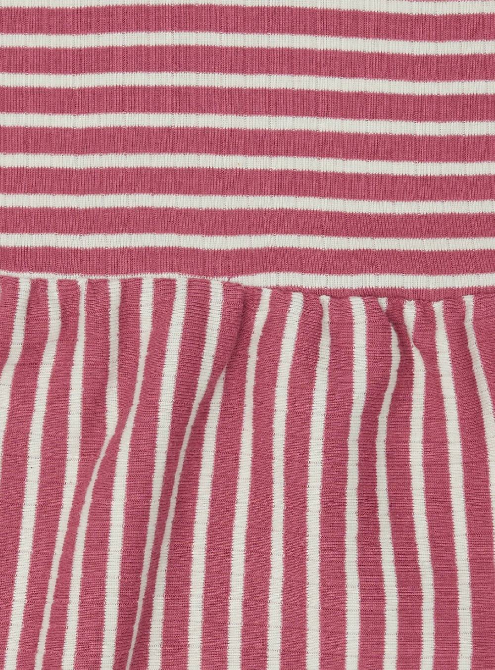 Loud Proud Kleid Langarm Gestreift Mit Rippe