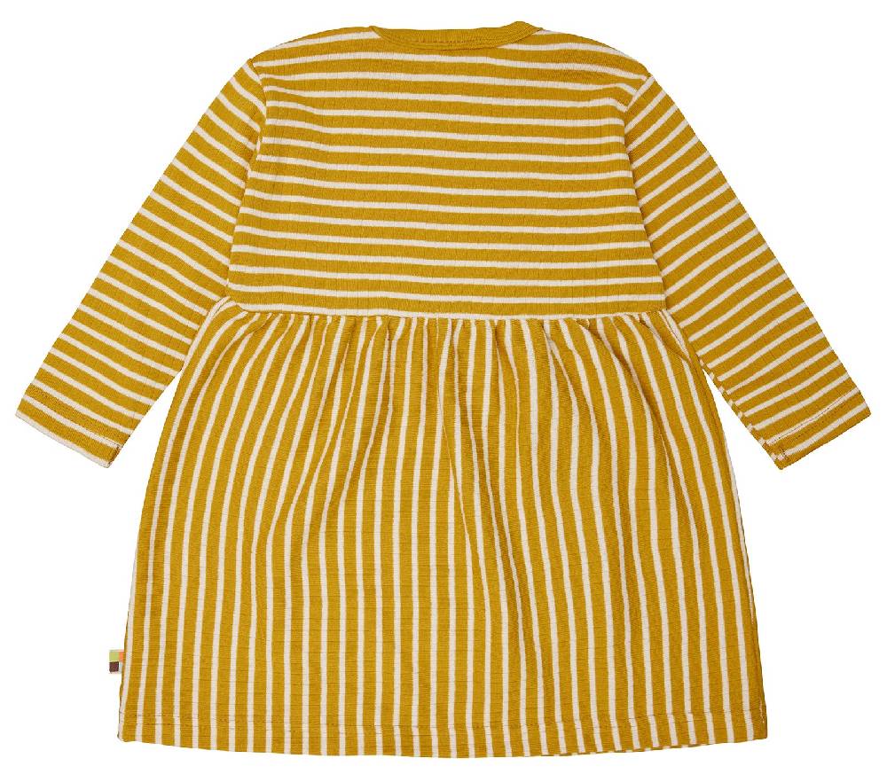 Loud Proud Kleid Langarm Gestreift Mit Rippe