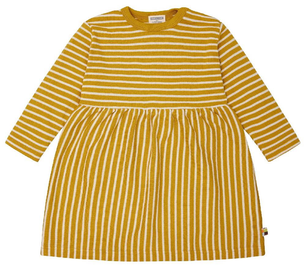 Loud Proud Kleid langarm gestreift mit Rippe