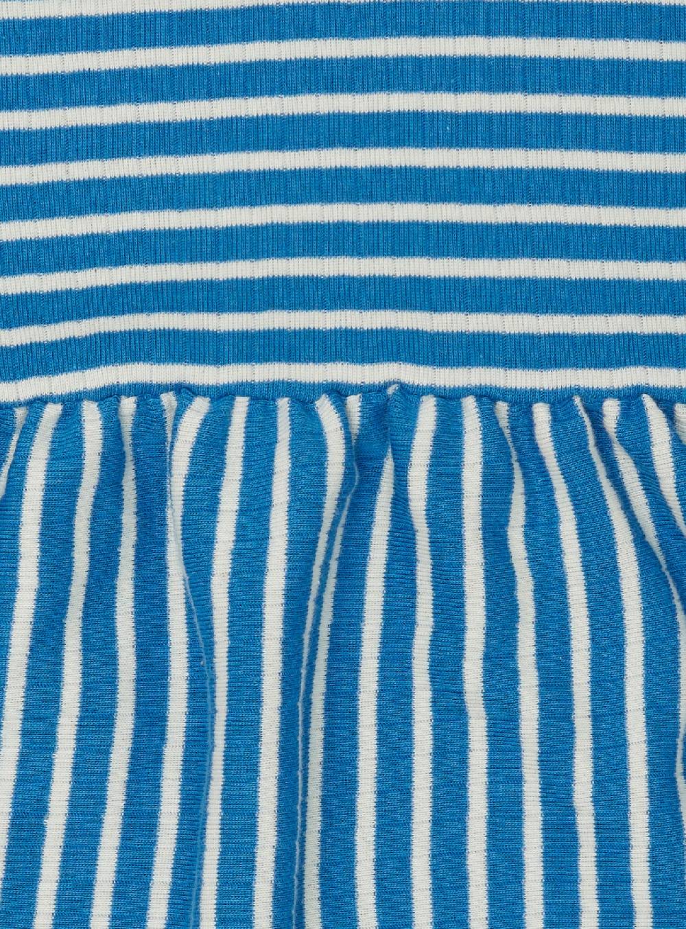 Loud Proud Kleid Langarm Gestreift Mit Rippe