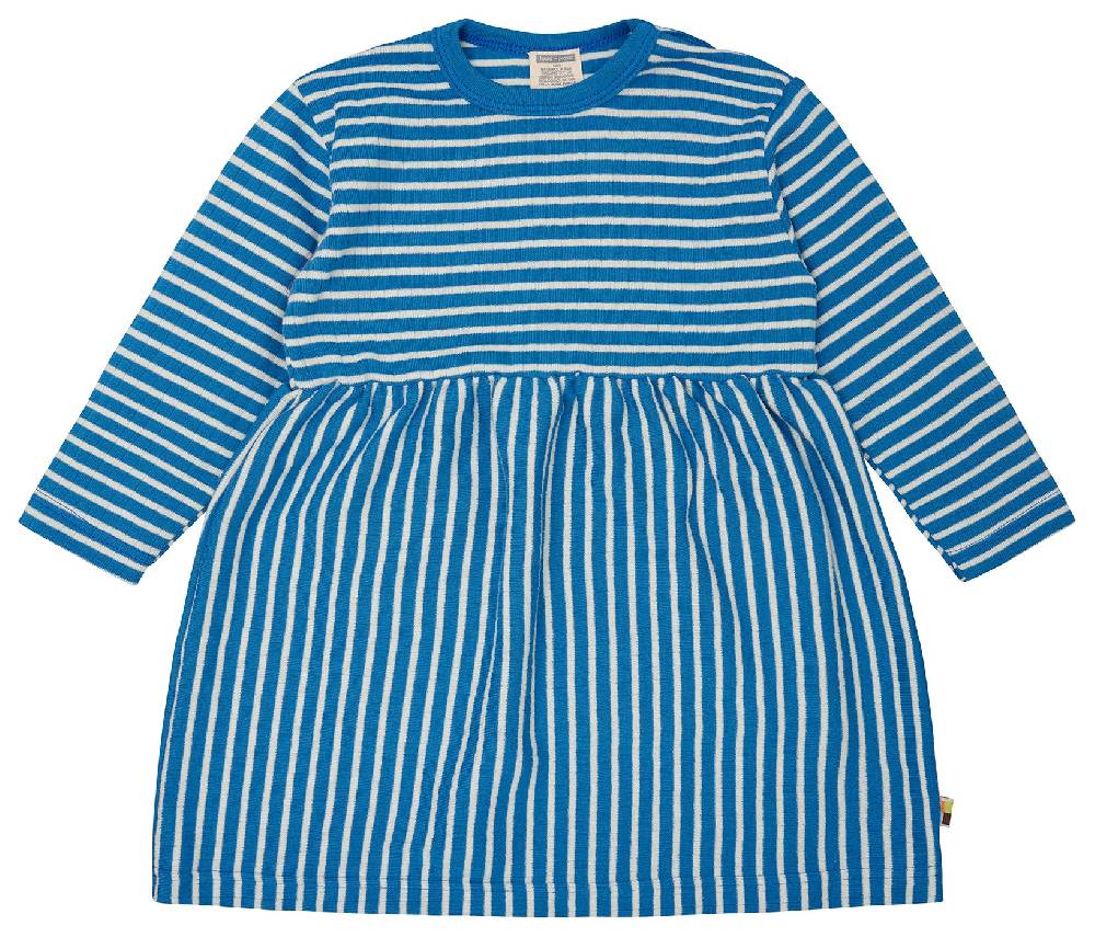 Loud Proud Kleid langarm gestreift mit Rippe