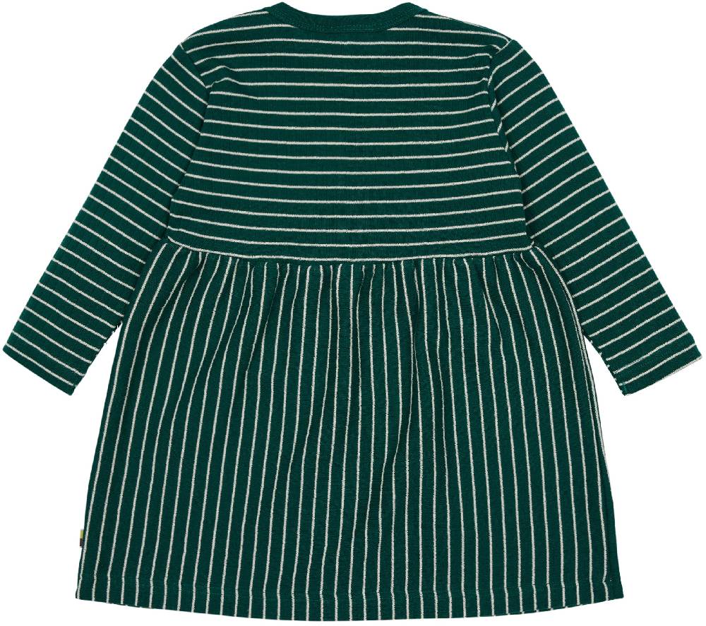 Loud Proud Kleid Langarm Gestreift Mit Rippe