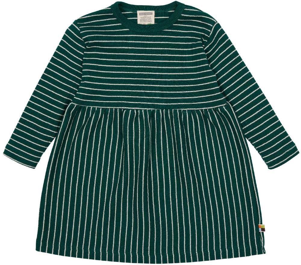 Loud Proud Kleid langarm gestreift mit Rippe