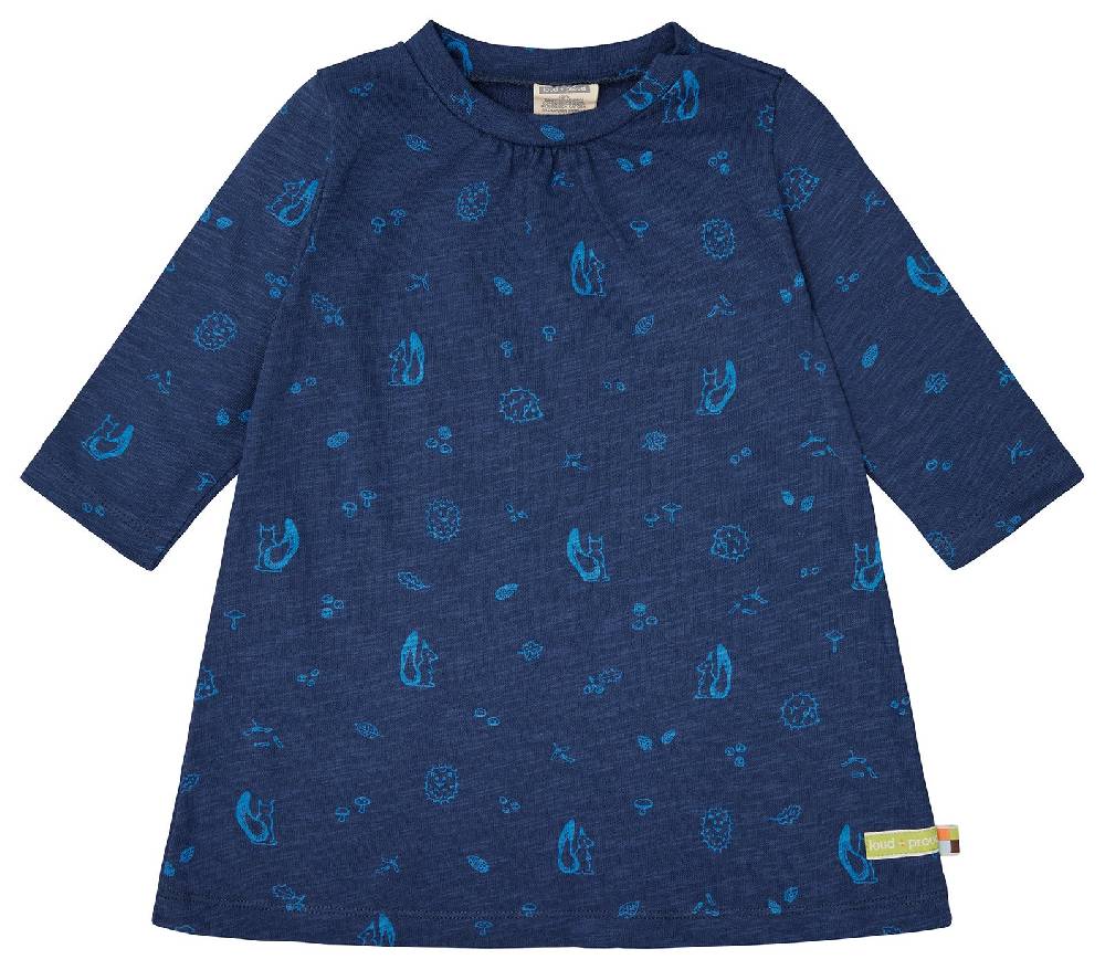 Loud Proud Kleid Slub Jersey mit Druck