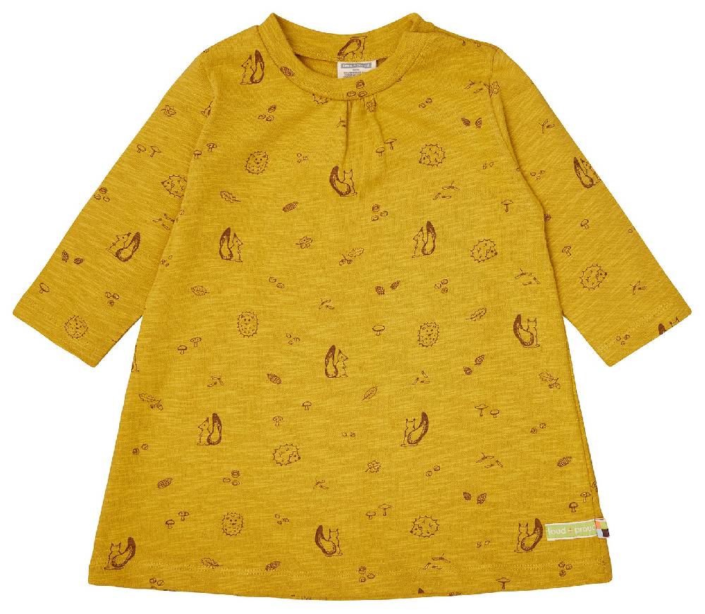 Loud Proud Kleid Slub Jersey mit Druck