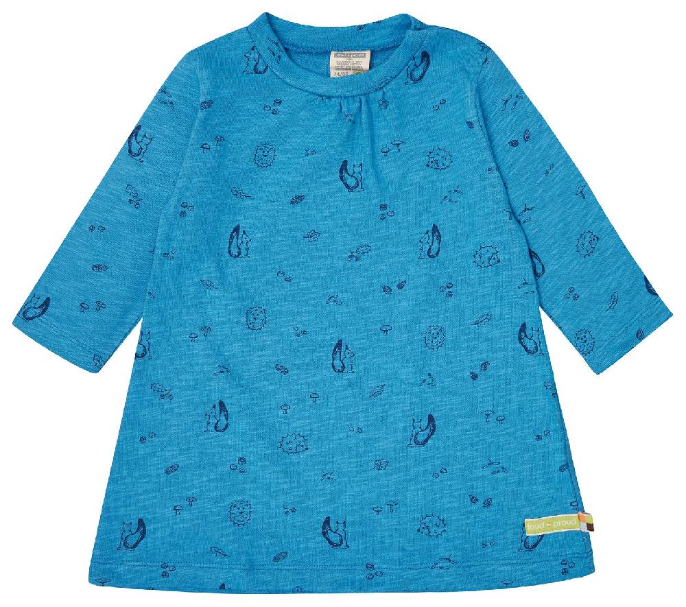 Loud Proud Kleid Slub Jersey mit Druck