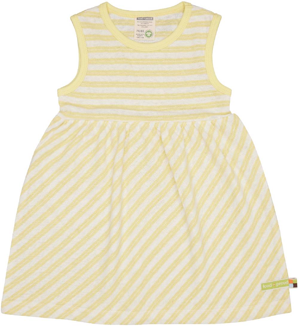 Loud Proud Kleid Streifen mit Leinen