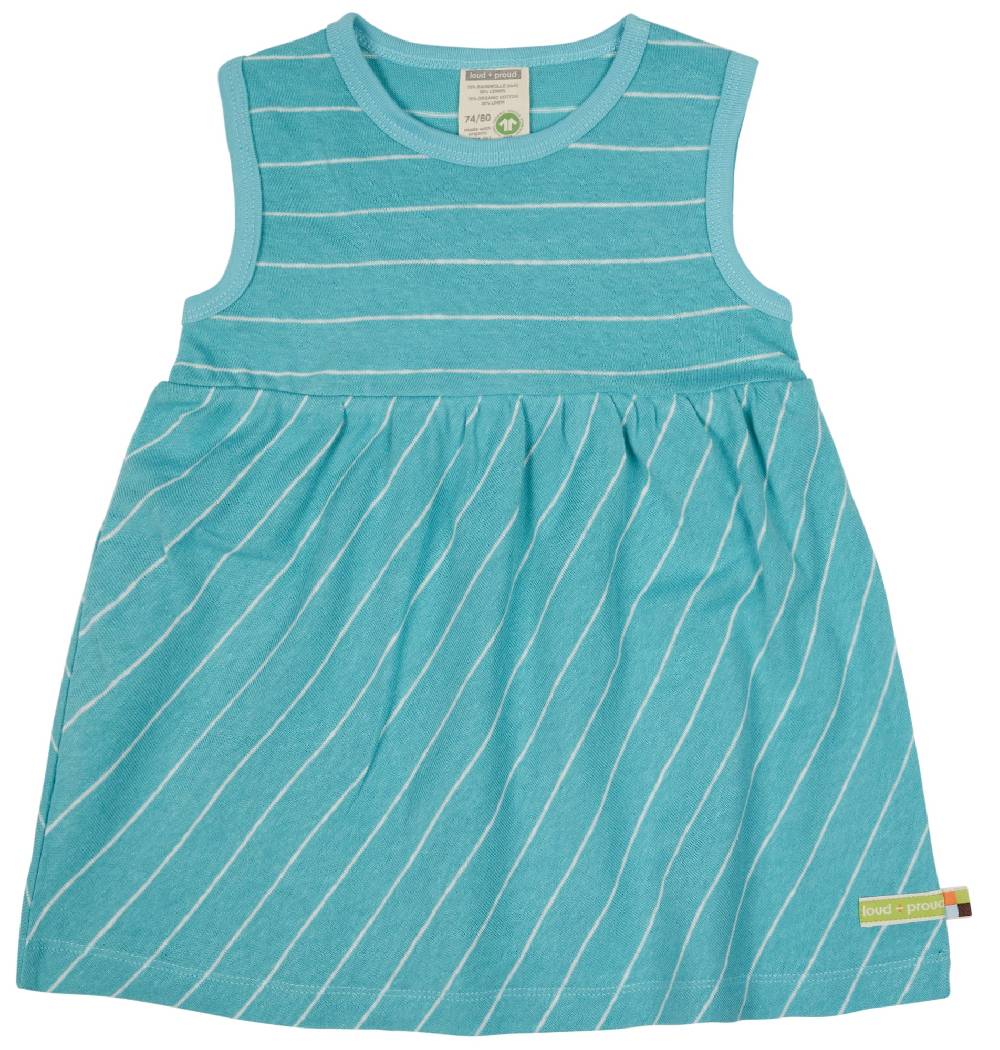 Loud Proud Kleid Streifen mit Leinen