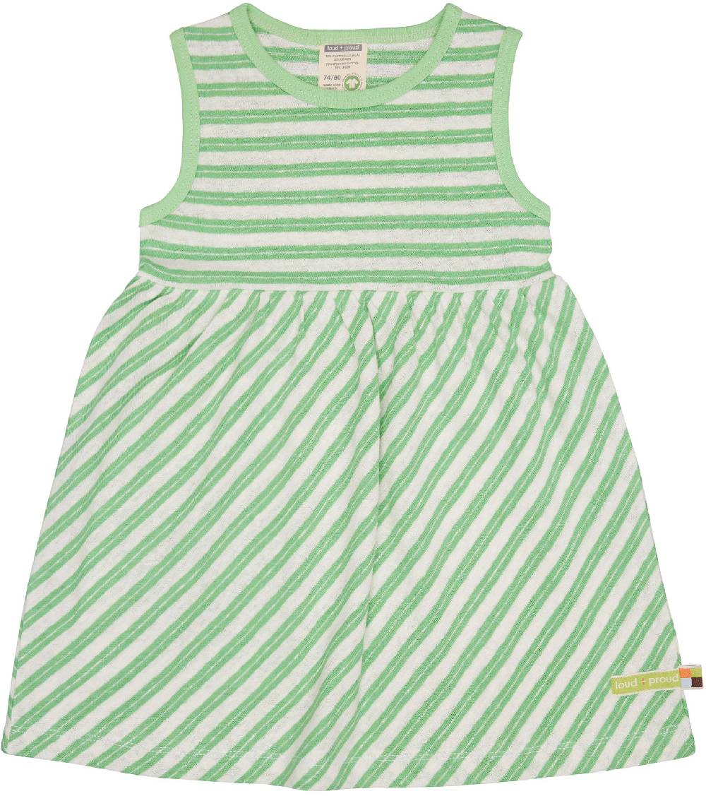 Loud Proud Kleid Streifen mit Leinen