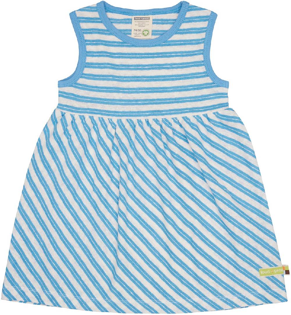 Loud Proud Kleid Streifen mit Leinen