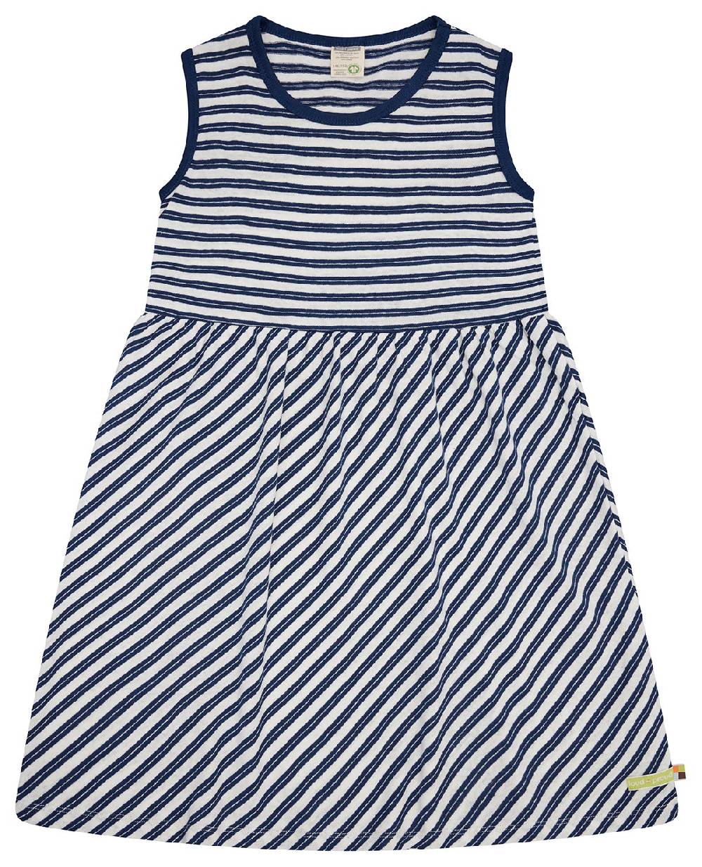 Loud Proud Kleid Streifen mit Leinen