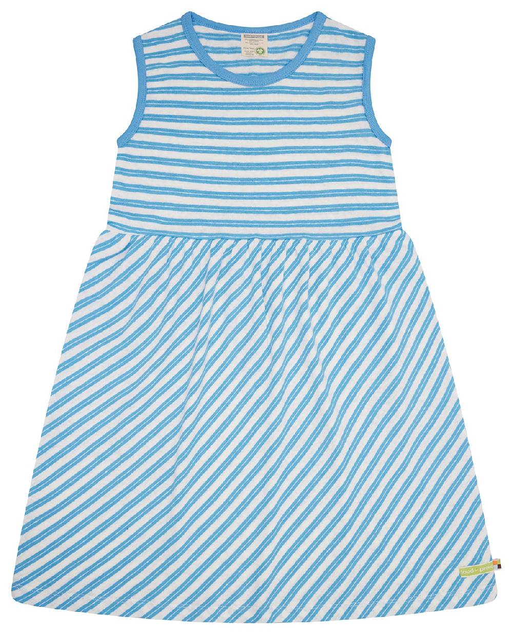 Loud Proud Kleid Streifen mit Leinen