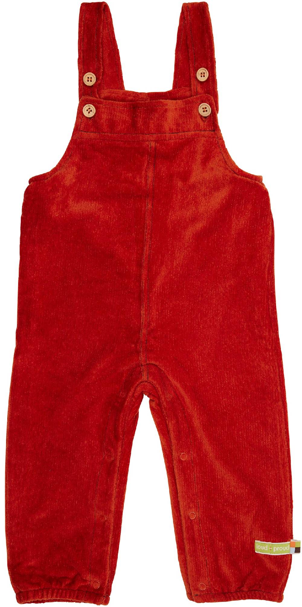 Loud Proud Latzhose aus elastischem Cord