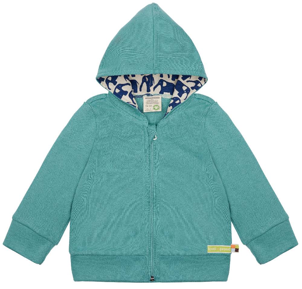 Loud Proud Leichte Kapuzenjacke aus Interlock