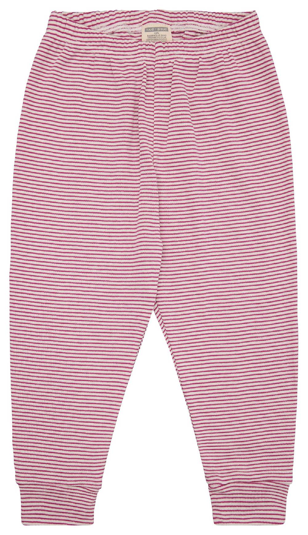 Loud Proud Schlafanzug Streifen Aus Feinripp
