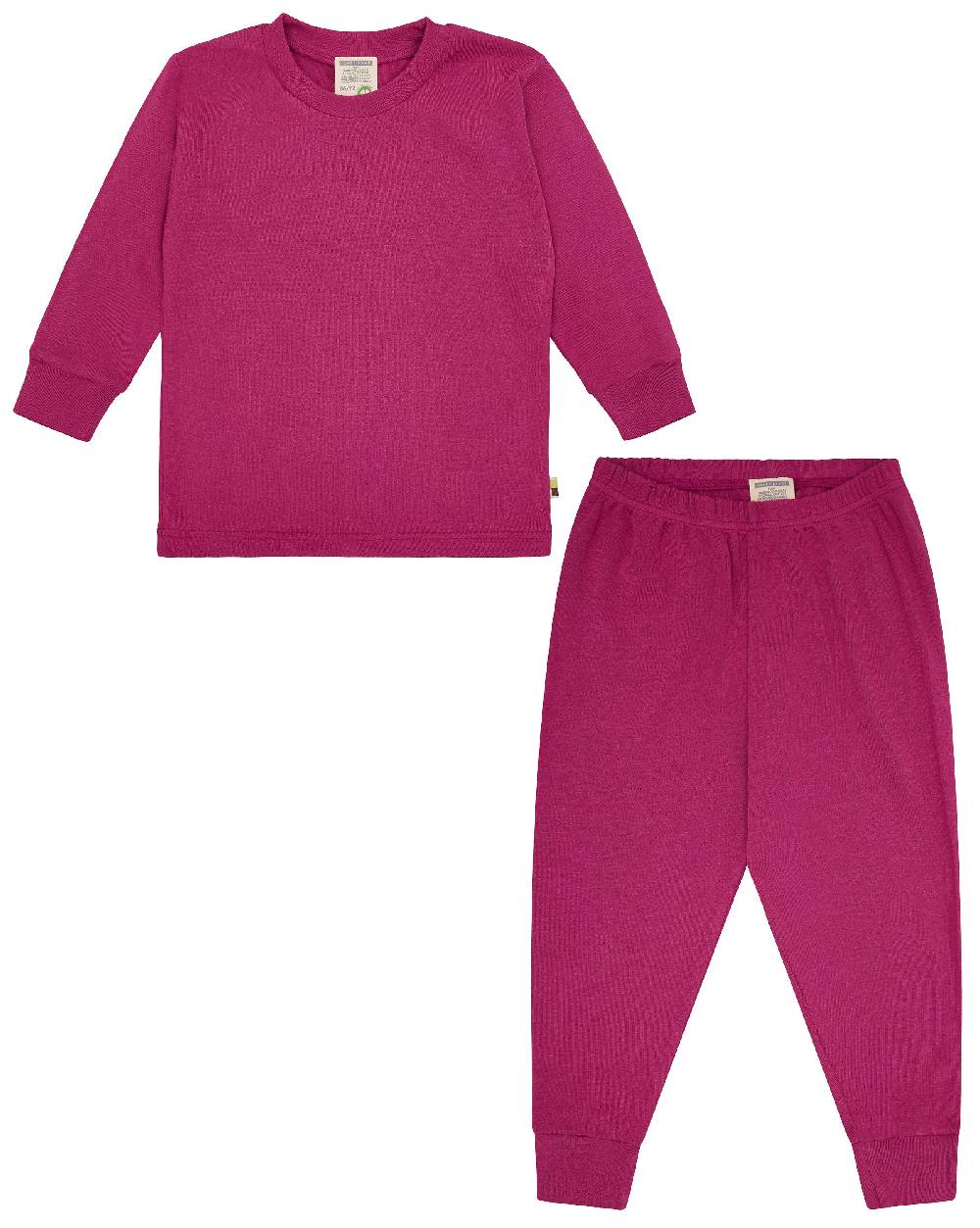 Loud Proud Schlafanzug Uni aus Feinripp