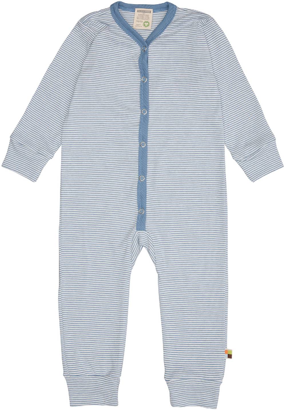 Loud Proud Schlafoverall Streifen aus Feinripp