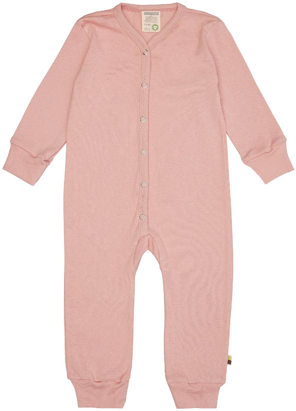 Loud Proud Schlafoverall Uni aus Feinripp