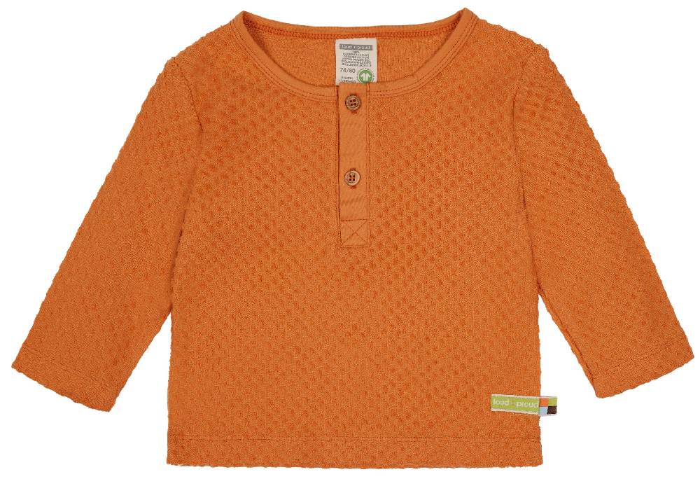 Loud Proud Shirt aus Frottee mit Punkten