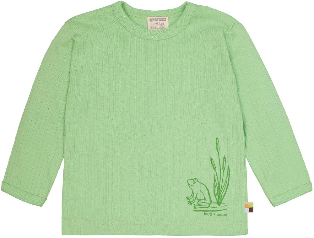 Loud Proud Shirt Derby Rib mit Druck