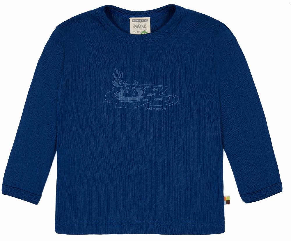 Loud Proud Shirt Derby Rib mit Druck