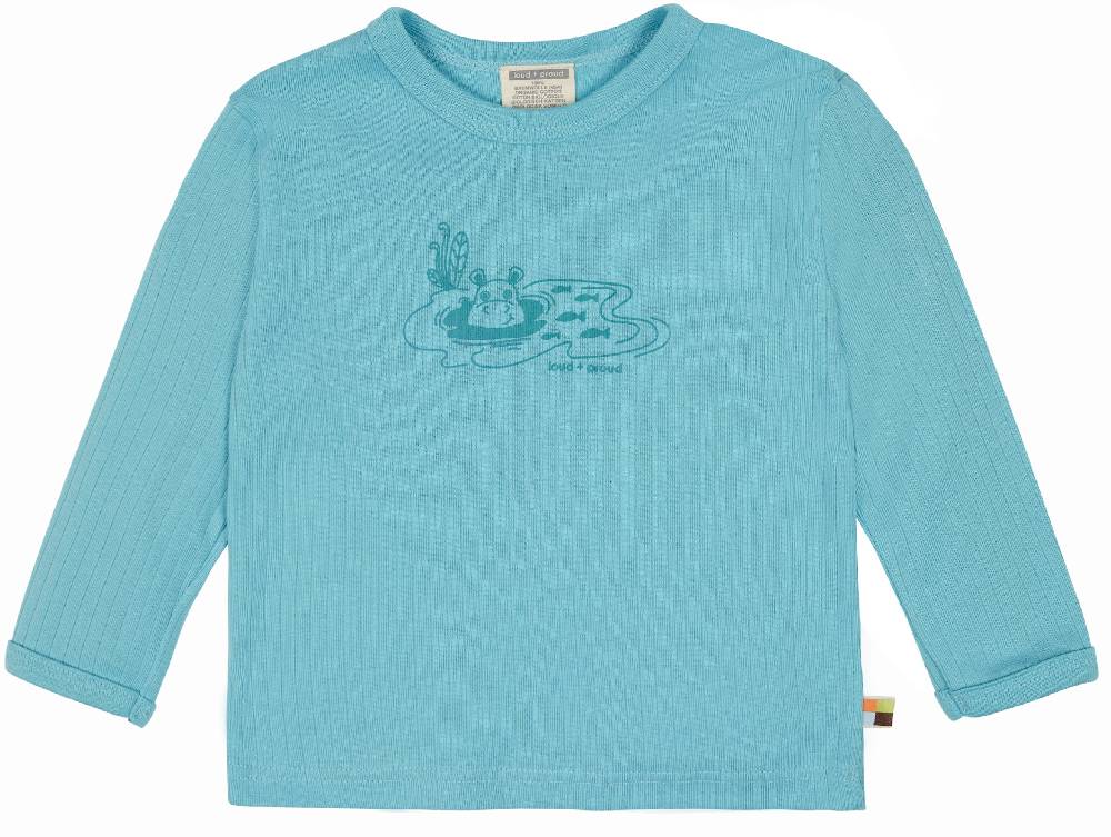 Loud Proud Shirt Derby Rib mit Druck