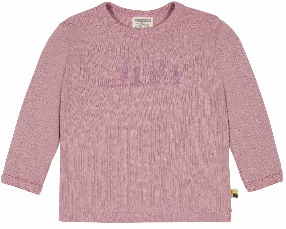 Loud Proud Shirt Derby Rib mit Druck