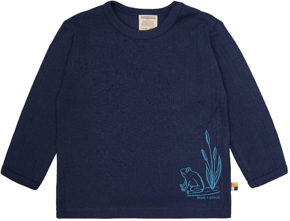 Loud Proud Shirt Derby Rib mit Druck