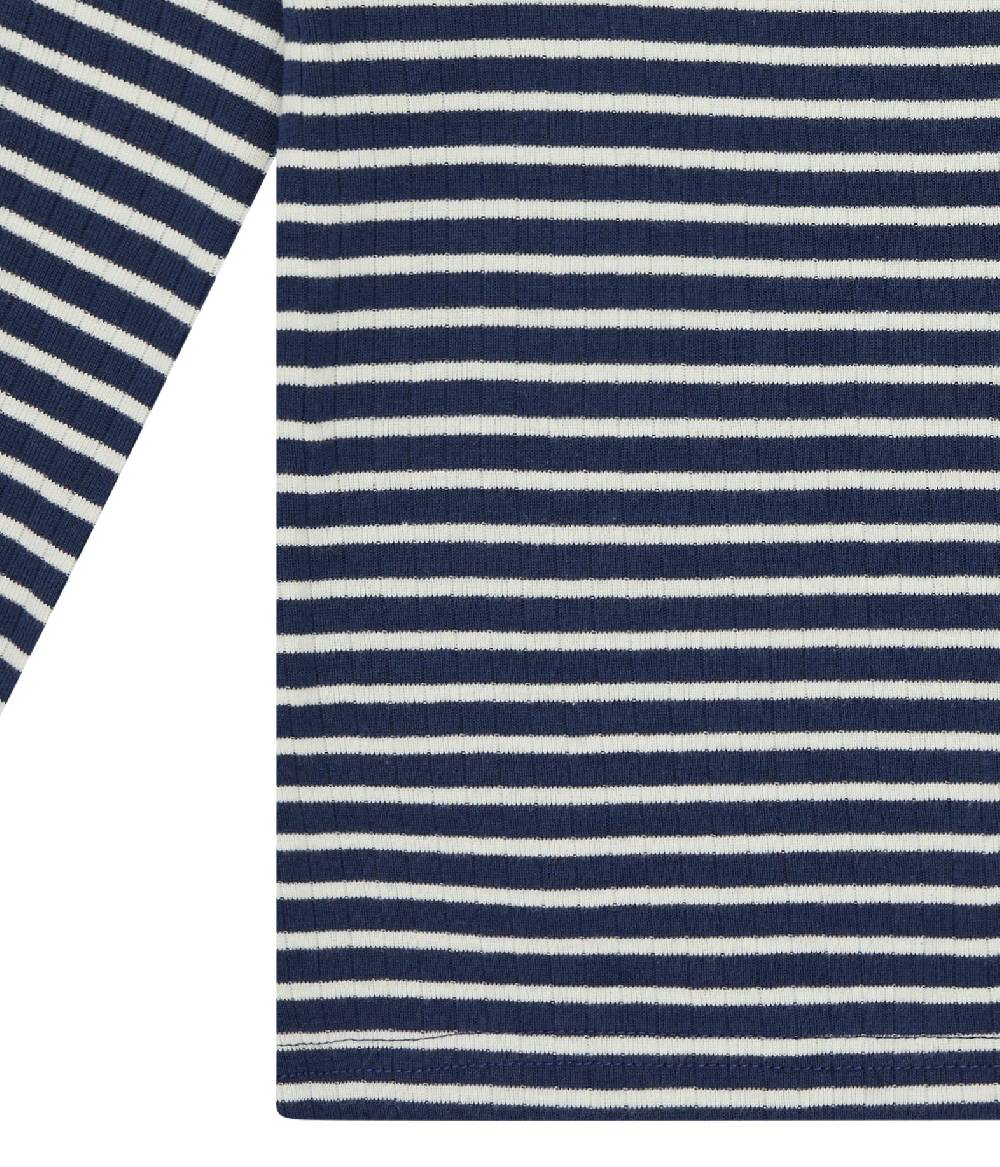 Loud Proud Shirt Langarm Gestreift Mit Rippe