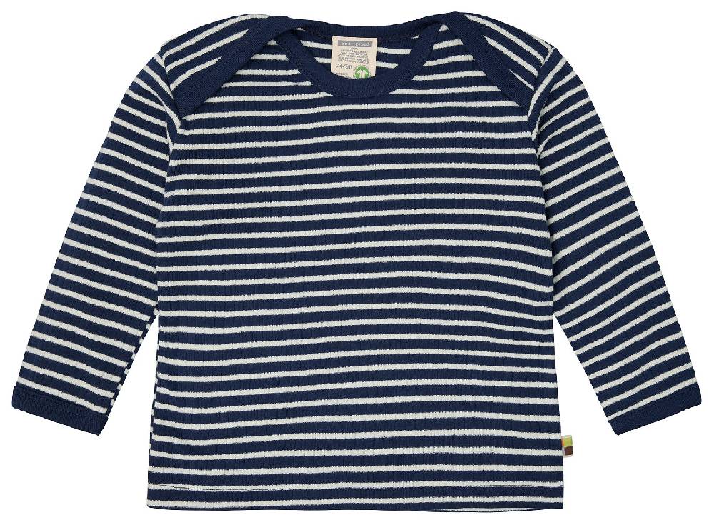 Loud Proud Shirt langarm gestreift mit Rippe