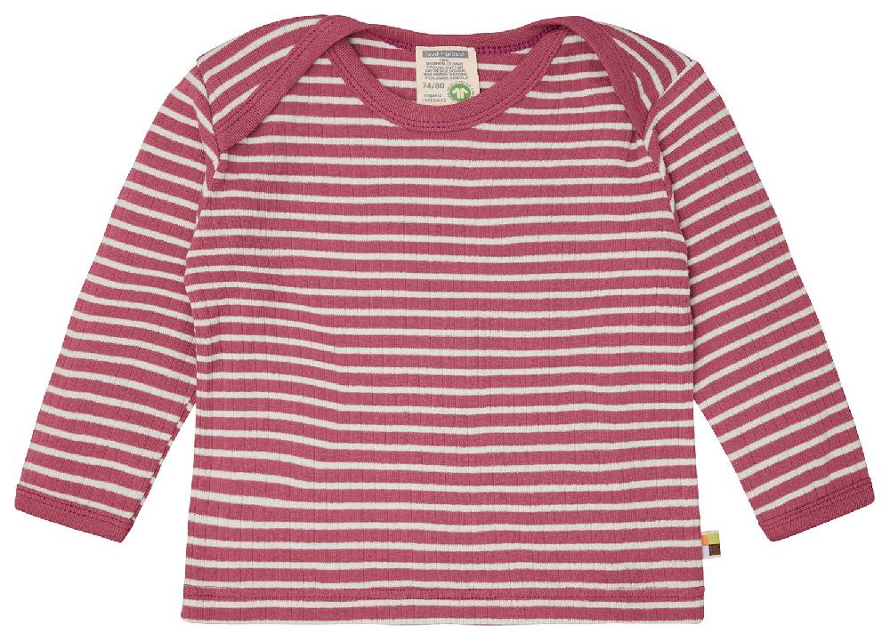 Loud Proud Shirt langarm gestreift mit Rippe