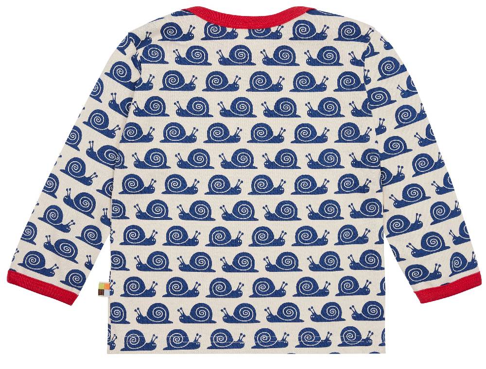 Loud Proud Shirt Langarm Mit Druck Schnecken