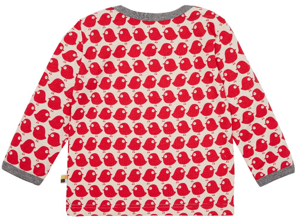 Loud Proud Shirt Langarm Mit Druck Vögel