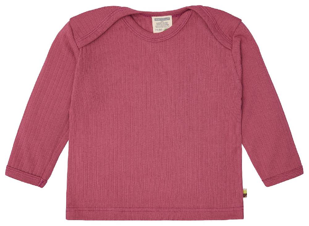 Loud Proud Shirt langarm Uni mit Rippe