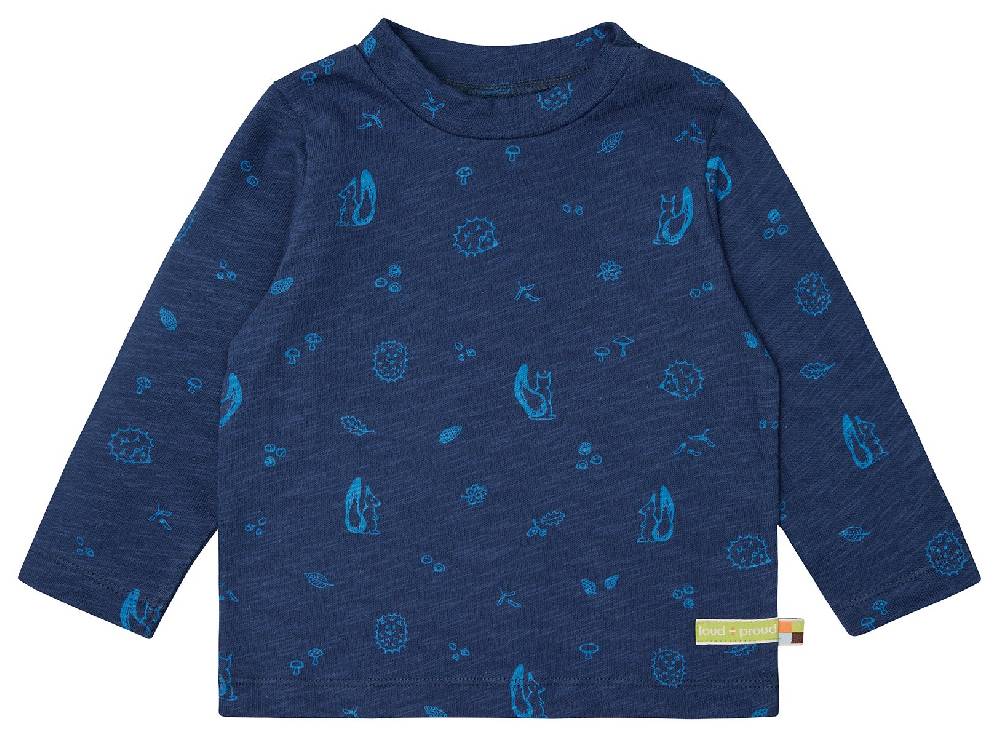 Loud Proud Shirt Slub Jersey mit Druck