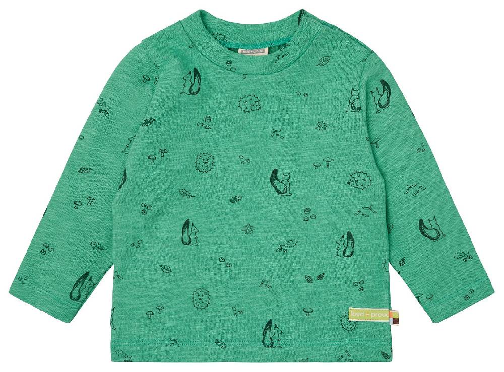 Loud Proud Shirt Slub Jersey mit Druck