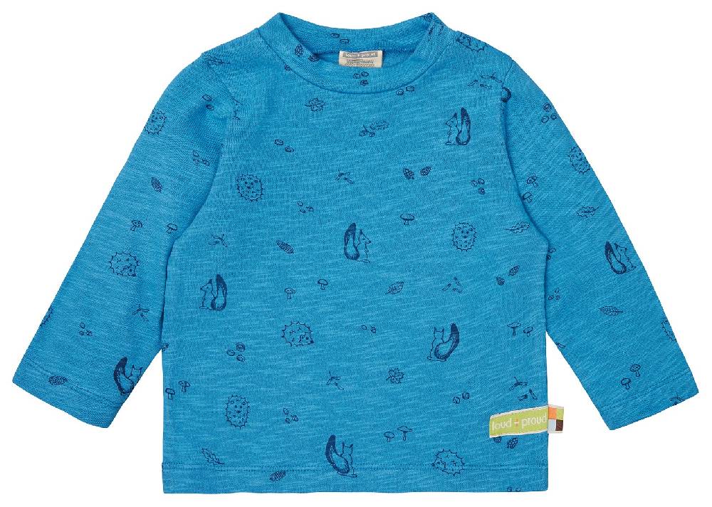 Loud Proud Shirt Slub Jersey mit Druck