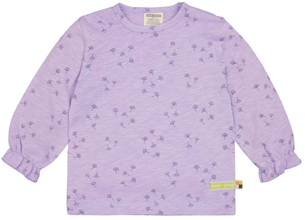 Loud Proud Shirt Slub Jersey mit Druck