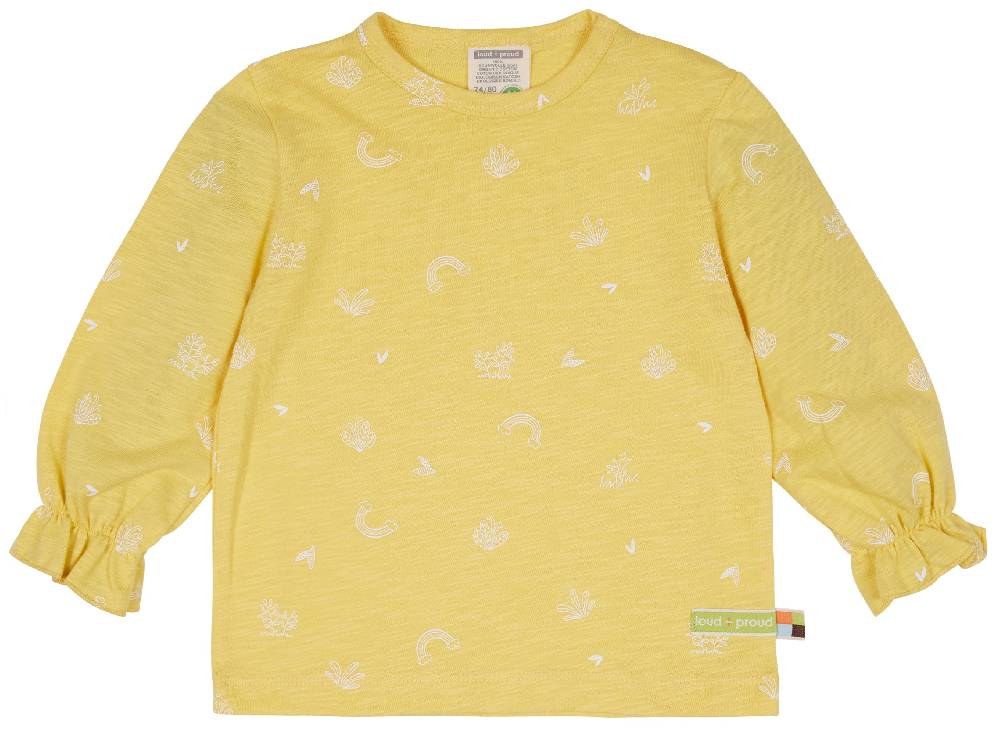 Loud Proud Shirt Slub Jersey mit Druck