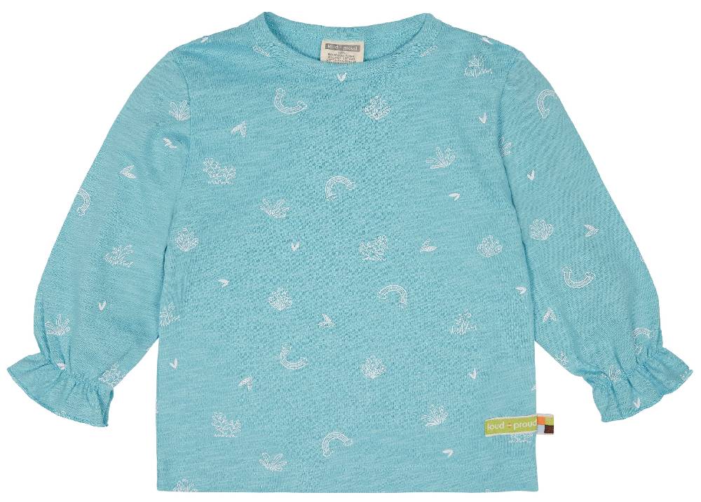 Loud Proud Shirt Slub Jersey mit Druck