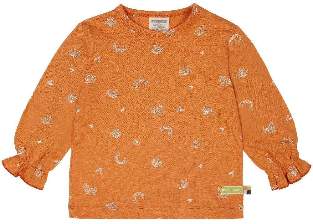 Loud Proud Shirt Slub Jersey mit Druck