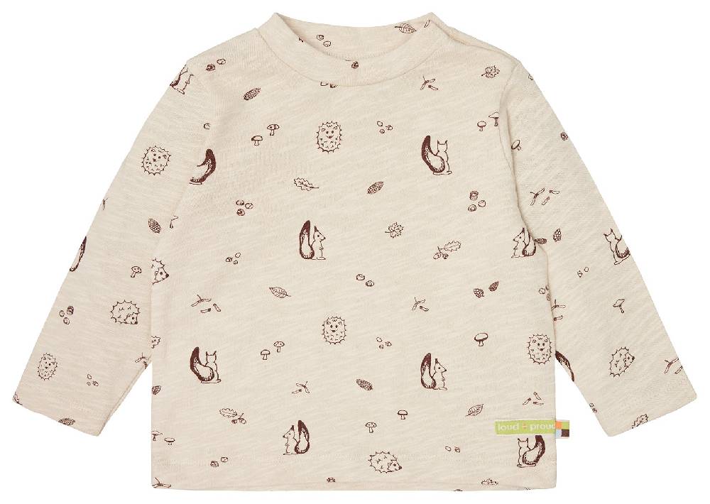 Loud Proud Shirt Slub Jersey mit Druck