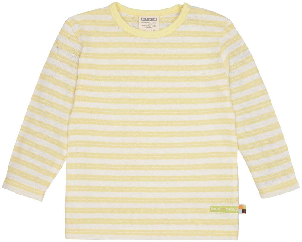 Loud Proud Shirt Streifen mit Leinen