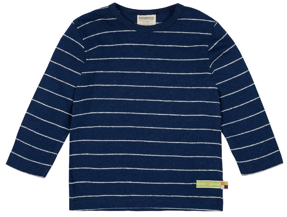Loud Proud Shirt Streifen mit Leinen