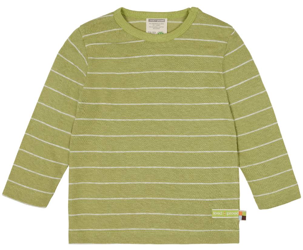 Loud Proud Shirt Streifen mit Leinen