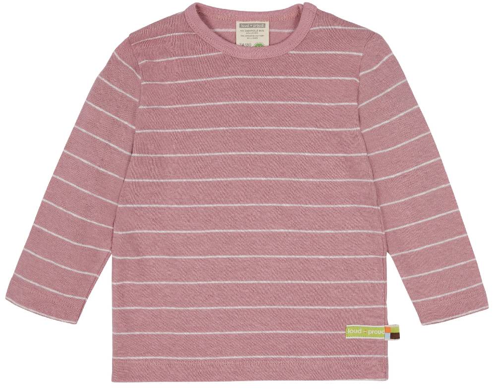 Loud Proud Shirt Streifen mit Leinen