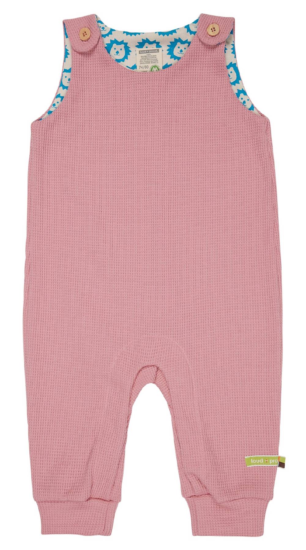 Loud Proud Strampler in Waffelstruktur