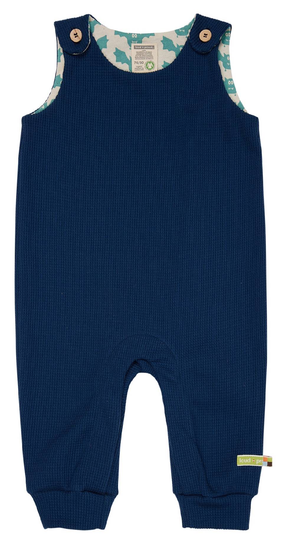 Loud Proud Strampler in Waffelstruktur